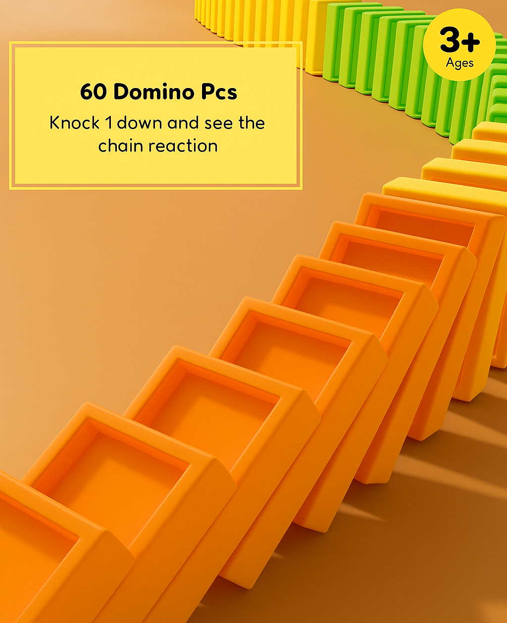 Train Toy Domino Set